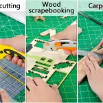 worklion self healing cutting mat 36" x 48" for sewing,fabric cutting,rotary cutting,5-layer non-slip as desk top for Scrapbooking & Quilting & Sewing & Arts & Crafts Project……