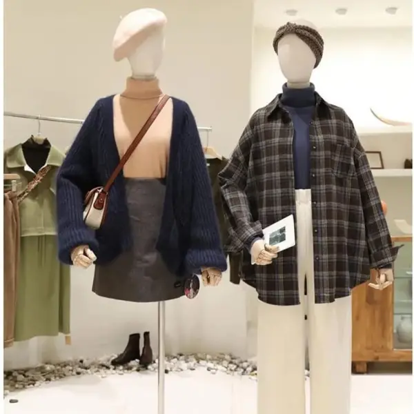 3Pcs Adjustable Dress Form Mannequin Torso, 59-86.6in Height, Detachable Head & Wooden Arms, Perfect for Clothing, Jewelry Display & Tailoring, Small Size Sewing Tool