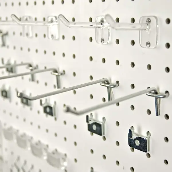 Azar Displays - 900960-190-Piece XLarge Pegboard Organizer Accessory Kit, Hooks Assortment for Tools and Storage System. Hardware Hooks and Bins.