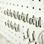 Azar Displays - 900960-190-Piece XLarge Pegboard Organizer Accessory Kit, Hooks Assortment for Tools and Storage System. Hardware Hooks and Bins.