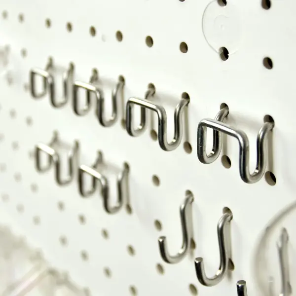 Azar Displays - 900960-190-Piece XLarge Pegboard Organizer Accessory Kit, Hooks Assortment for Tools and Storage System. Hardware Hooks and Bins.