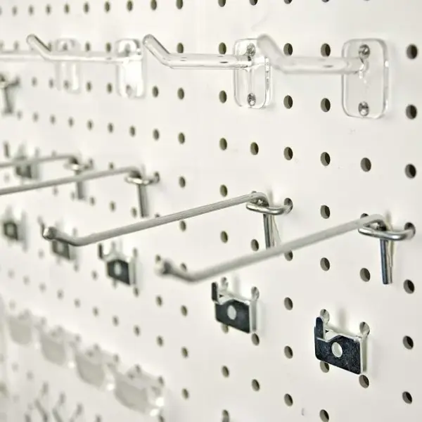 Azar Displays - 900960-190-Piece XLarge Pegboard Organizer Accessory Kit, Hooks Assortment for Tools and Storage System. Hardware Hooks and Bins.