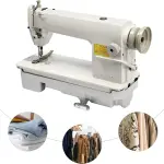 Industrial Sewing Machine,Heavy Duty Sewing Machine,Straight Stitch Sewing Machine Leather Sewing Tool for Sewing and Repairing
