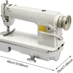 Industrial Sewing Machine,Heavy Duty Sewing Machine,Straight Stitch Sewing Machine Leather Sewing Tool for Sewing and Repairing