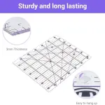 Headley Tools 39 Pcs Rotary Cutter Set - Quilting Kit incl. 45mm Fabric Cutter with 5 Extra Blades, A4 Cutting Mat, 2 Craft Knife Set, Sewing Clips, Ideal for Crafting, Sewing, Patchworking Purple