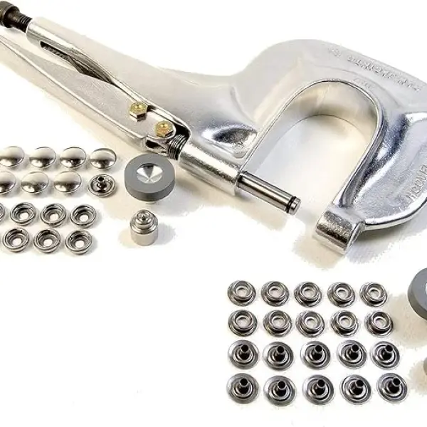 Pres-N-Snap Tool w/ 25 Piece Stainless Steel Snap Set
