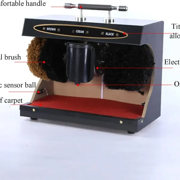 Shoe Polisher Electric Shoe Polisher, Automatic Induction Multi-Brush Polisher with Shoe C Shoes (Color: Style 1) (Style 1) (Style 2)