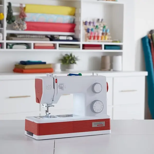 Bernette B05 Crafter Portable Sewing Machine | 30 Stitches, 6 Presser Feet, LED Light | Heavy Duty Quilting & Embroidery | Adjustable Stitch | Needle, Threader, Beginner & Professional Use