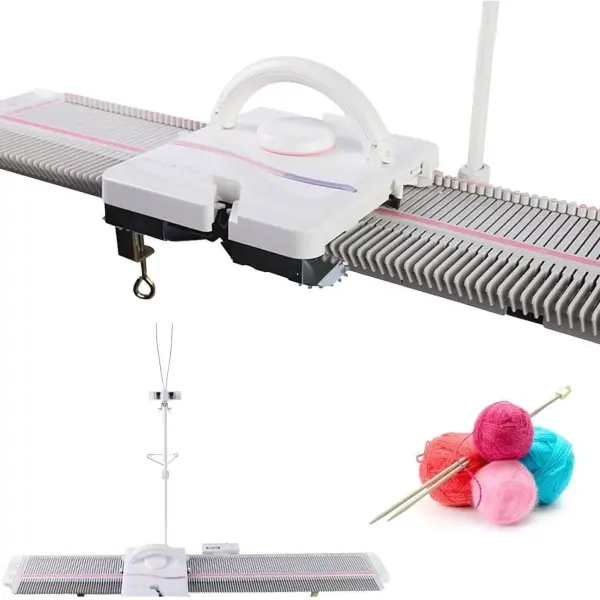 Automatic Knitting Machine,6.5mm Medium Gauge,150 Needle,Plastic Home Knitting Machine, Home Sewing Tool Set