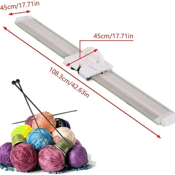 Automatic Knitting Machine,6.5mm Medium Gauge,150 Needle,Plastic Home Knitting Machine, Home Sewing Tool Set