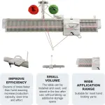 Automatic Knitting Machine,6.5mm Medium Gauge,150 Needle,Plastic Home Knitting Machine, Home Sewing Tool Set