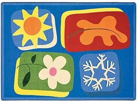 Fun Express First Seasons Rug | Nautical Ocean Theme Party Supplies & Decoration