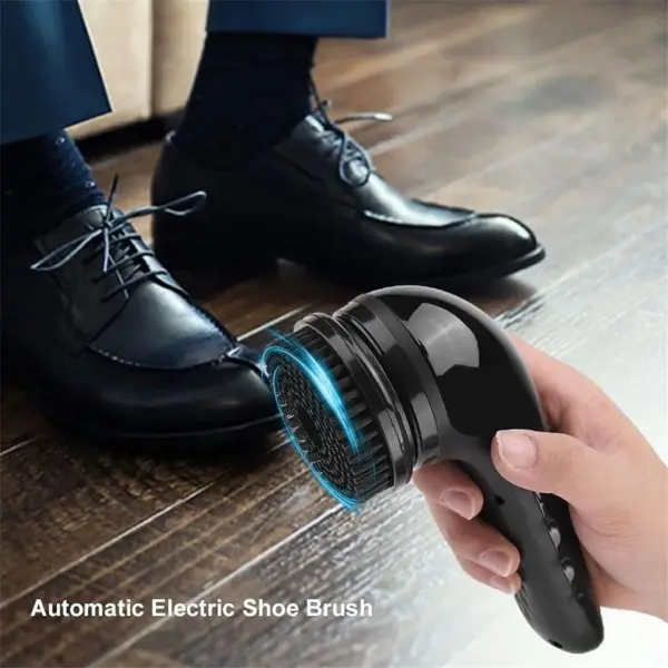 Portable Handheld Automatic Electric Shoe Polisher Polishing Machine Cleaning Brush Leather Care Tools