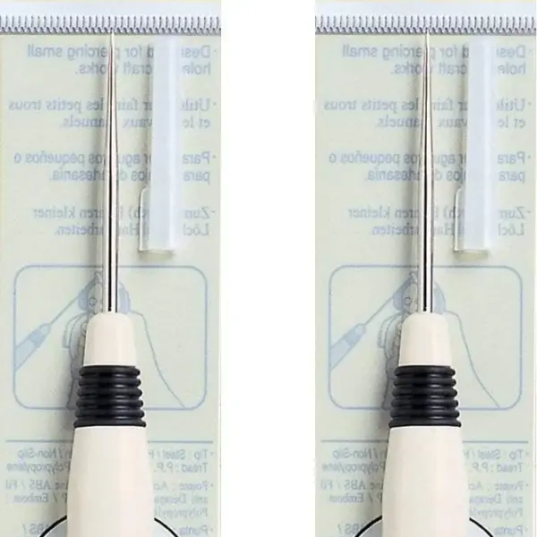 Clover Straight Tailors Awl (2 Pack)