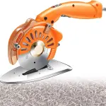 Carpet Cutting Tool - Electric Rotary Cutter for Fabric, Leather, and Carpet - 100mm Blade - 110-220V (110C)