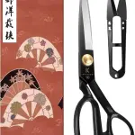 Sewing Scissors, 10 Inch Fabric Dressmaking Scissors Upholstery Office Shears for Tailors Dressmakers, Best for Cutting Fabric Leather Paper Raw Materials Heavy Duty High Carbon Steel(Right-Handed)