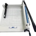 HFS(R) Heavy Duty Guillotine Paper Cutter 400 Sheet Capacity | Solid Steel Construction (A3-17'' paper cutter)
