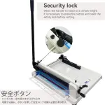 HFS(R) Heavy Duty Guillotine Paper Cutter 400 Sheet Capacity | Solid Steel Construction (A3-17'' paper cutter)