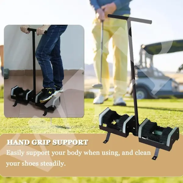 Shoe Scraper Boot Brush - Outdoor Mud Cleaner Tool, Deep Cleaning Shoe Scrubber for Boots, Removes Dust & Dirt from Soles - Ideal for Gardens, Courts & Indoors