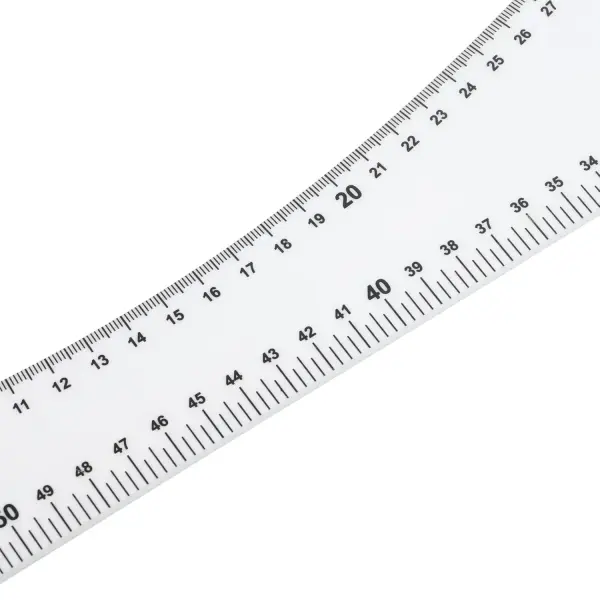 Estink 7Pcs Sewing Ruler Tailor Set, Clear High Accuracy Scale Acrylic Clothing Ruler with Transparent Design for Pattern Drafting Drawing and Fashion Design