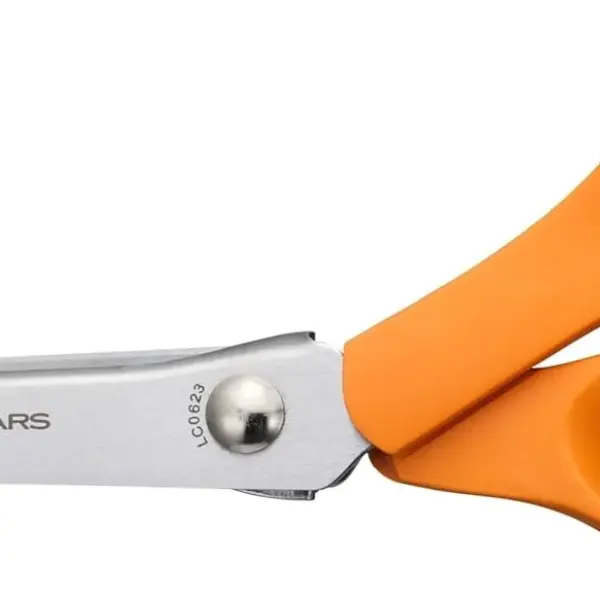Fiskars Pinking Shears, Zig-Zag Edge, High Grade Stainless Steel Blades for Precision Cutting, Sewing and Crafting, Fabric Scissors, 8 Inches