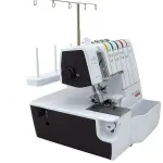 Bernette B48 Funlock Serger Coverstitch Sewing Machine | 23 Stitch Options LED Light Threader 1300SPM | Heavy Duty Overlocker Kit for Quilting Beginners Accessories & Tools Included