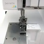 Bernette B48 Funlock Serger Coverstitch Sewing Machine | 23 Stitch Options LED Light Threader 1300SPM | Heavy Duty Overlocker Kit for Quilting Beginners Accessories & Tools Included