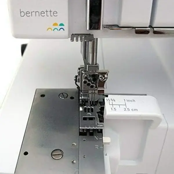 Bernette B48 Funlock Serger Coverstitch Sewing Machine | 23 Stitch Options LED Light Threader 1300SPM | Heavy Duty Overlocker Kit for Quilting Beginners Accessories & Tools Included