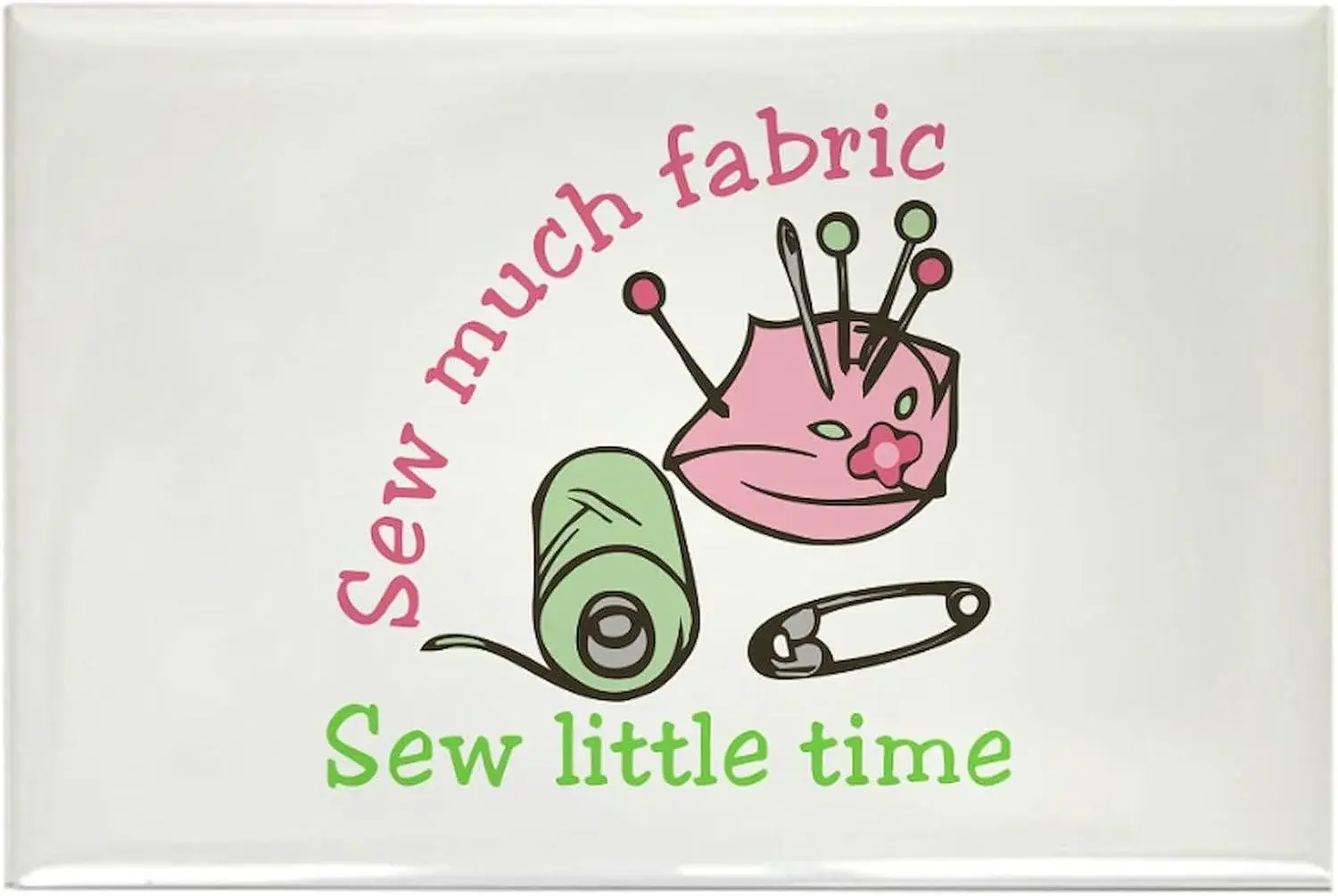 CafePress Sewing Tools Magnets Rectangle Magnet (100 pack)
