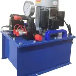 TECHTONGDA 100T Track Pin Press Machine 110V Crawler Pin Dismantling Tool, Pressing Sleeve Press Chain Integrated Machine with Manual & Electric Integrated Pump, Excavator Chain Repair Equipment