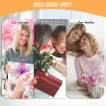 tusoo Clear TPU DIY Tote Bag Handbag Making Kit Handmade Gift Bags for Women, Handbag Tool Set Birthday Holiday Bag Making Kit (Clear-D)