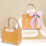 tusoo Clear TPU DIY Tote Bag Handbag Making Kit Handmade Gift Bags for Women, Handbag Tool Set Birthday Holiday Bag Making Kit (Clear-D)