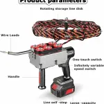 Pull Wire Hidden Pipe Threader, Fully Automatic Threading Machine, Dark Wire Electric Wire Pulling Tool Threading Machine
