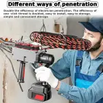 Pull Wire Hidden Pipe Threader, Fully Automatic Threading Machine, Dark Wire Electric Wire Pulling Tool Threading Machine