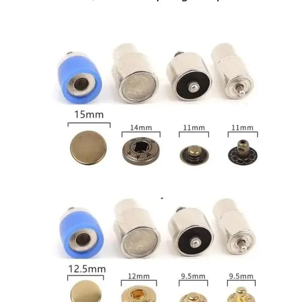 Leather Hand Press Machine kit for Setting Rivets, Eyelets and snap Buttons