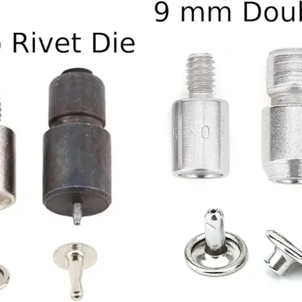 Leather Hand Press Machine kit for Setting Rivets, Eyelets and snap Buttons