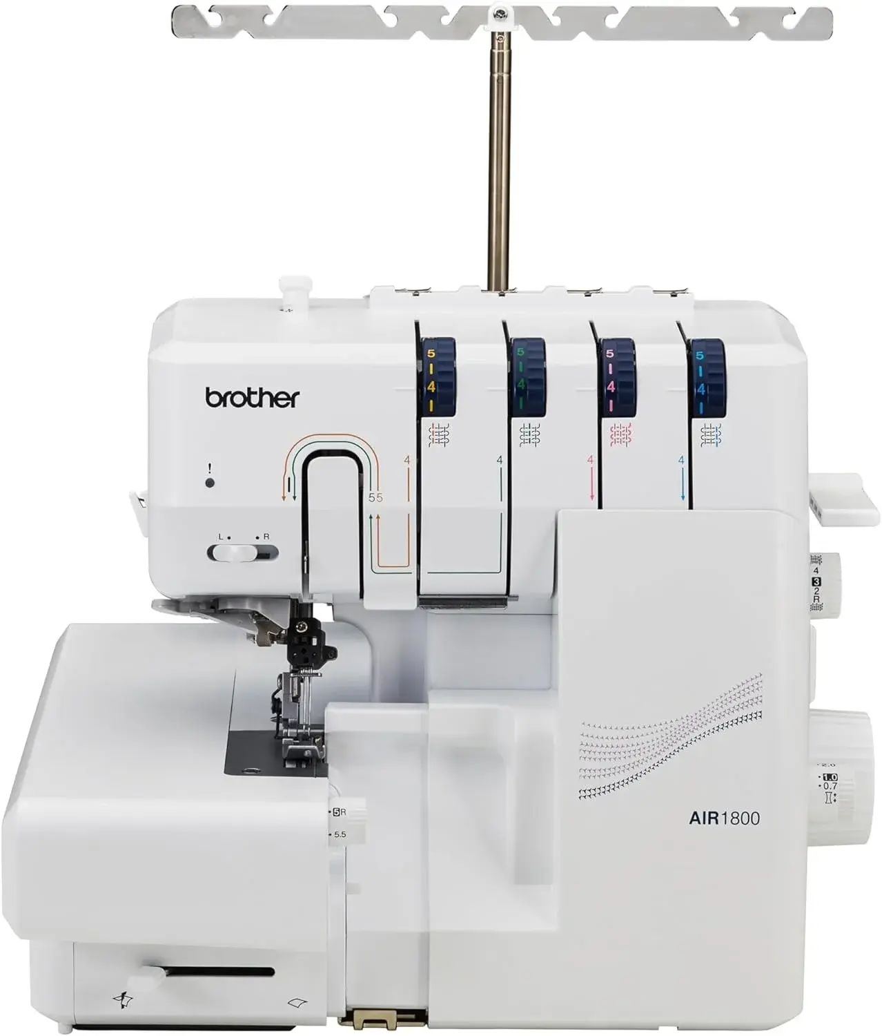 Brother AIR1800 Air Serger with Jet Air Threading, 2/3/4 Thread, LED Lit Work Area