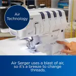 Brother AIR1800 Air Serger with Jet Air Threading, 2/3/4 Thread, LED Lit Work Area