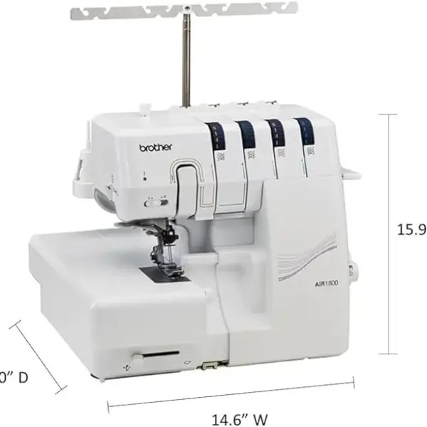 Brother AIR1800 Air Serger with Jet Air Threading, 2/3/4 Thread, LED Lit Work Area