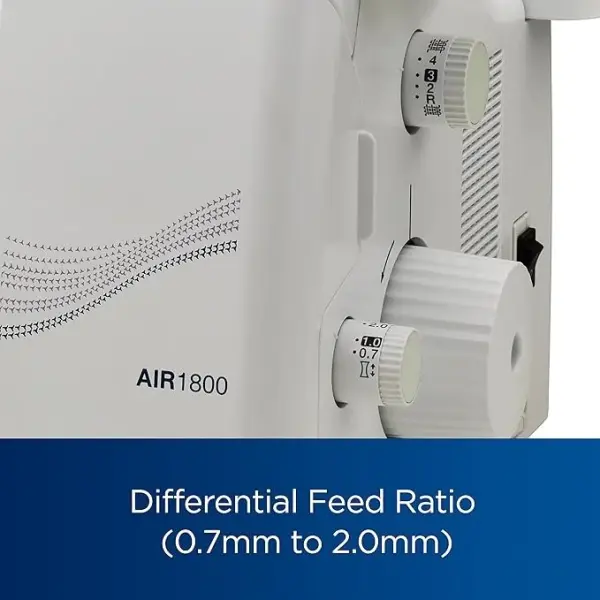 Brother AIR1800 Air Serger with Jet Air Threading, 2/3/4 Thread, LED Lit Work Area