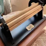 Fabric Pleater 32 Row Smocking Pleater,Ruffler Sewing Machine Presser Foot Attachment,Adjustable Row Pleating Tool with Back Box,for Garment Making Fabric Gathering Handcraft Fans 32Rows