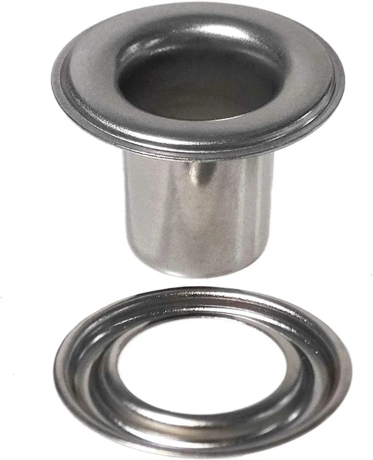 Stimpson Self-Piercing Grommet and Washer Set - Heavy-Duty Stainless Steel Grommets for Fabric, Leather, and Tarp - 2XL Grommet Tool Kit for Eyelet, Hole Punch, and Rivet - 4,000 Sets, Durable, Strong