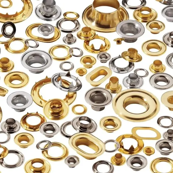 Stimpson Self-Piercing Grommet and Washer Set - Heavy-Duty Stainless Steel Grommets for Fabric, Leather, and Tarp - 2XL Grommet Tool Kit for Eyelet, Hole Punch, and Rivet - 4,000 Sets, Durable, Strong