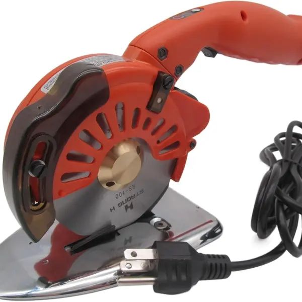 CKPSMS brand RCS-1001 5 speed electric rotary cutter ideal for single and multi-layer fabric,leather,clothes ideal for sewing, crafts and DIY projects