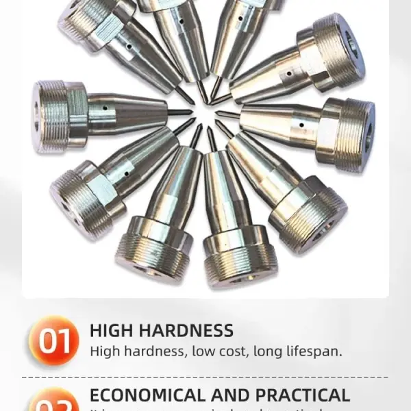 LYXC Carbide Marking Needle for SFX Pneumatic Marking Machine Deep Marking (ZS-Marking-15080, φ6*110mm)