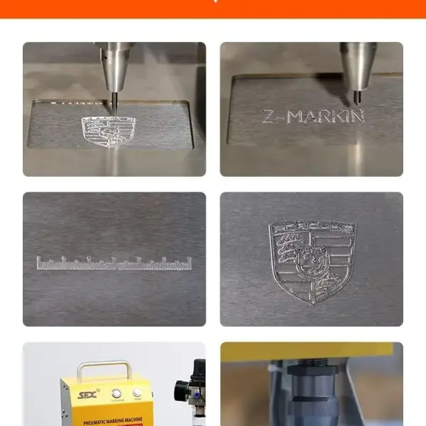 LYXC Carbide Marking Needle for SFX Pneumatic Marking Machine Deep Marking (ZS-Marking-15080, φ6*110mm)