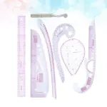 Professional Tailoring Tool Kit 7pc Sewing Ruler Set Ruler for Clothing Design