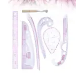 Professional Tailoring Tool Kit 7pc Sewing Ruler Set Ruler for Clothing Design