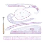 Professional Tailoring Tool Kit 7pc Sewing Ruler Set Ruler for Clothing Design