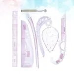 Professional Tailoring Tool Kit 7pc Sewing Ruler Set Ruler for Clothing Design